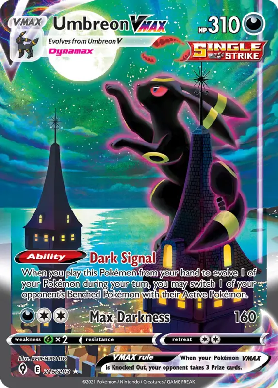 Umbreon VMAX Alt Art 'Moonbreon'