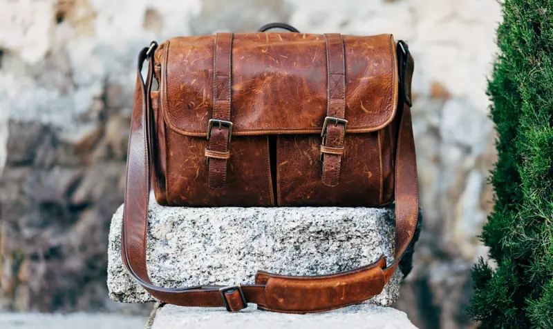 Vintage Leather Camera Bag