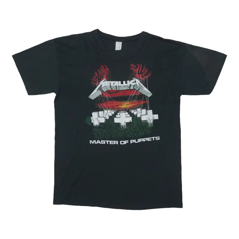 Cleaned up the Vintage 1986 Metallica 'Master of Puppets' Tee today. Before/after is unreal