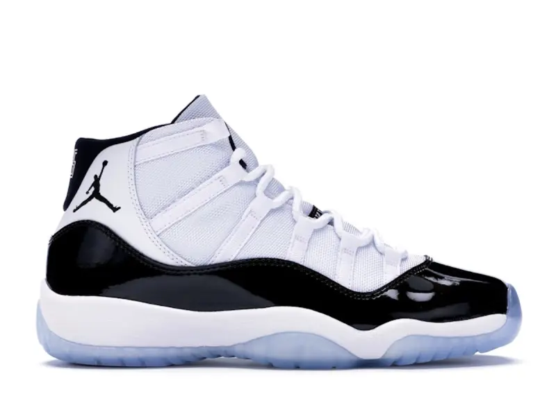 Rotation check. The Air Jordan 11 'Concord' walks this week
