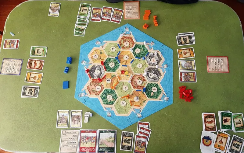 Cabinet tour part 3: the Catan — complete set corner