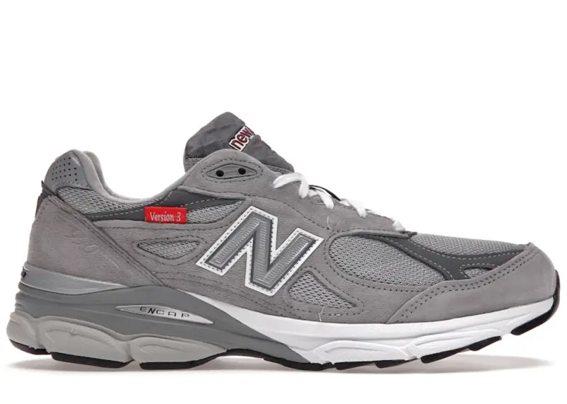 The New Balance 990v3 'Grey' in natural light. That's it, that's the post